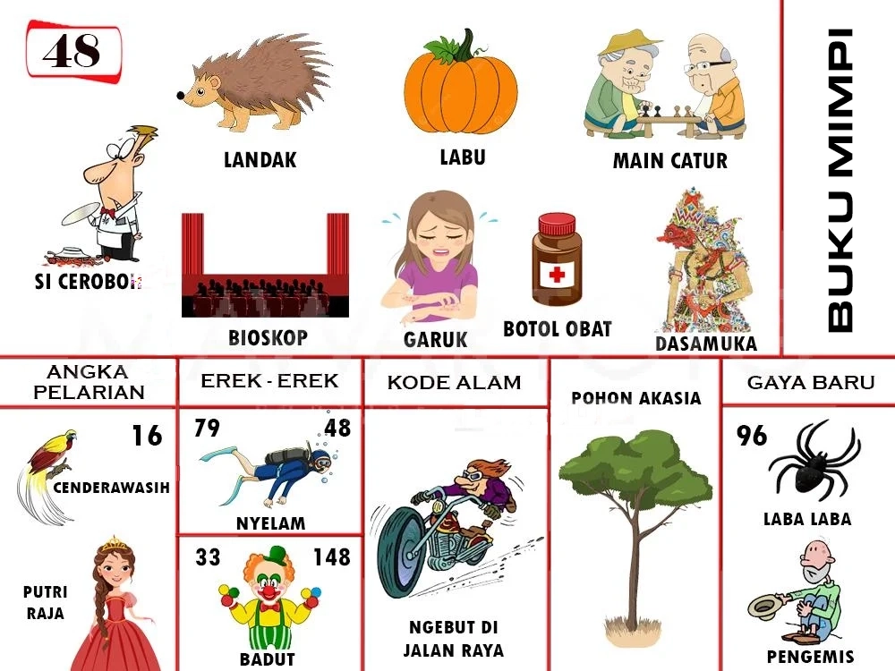 buku mimpi erek erek togel 48